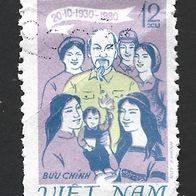 Vietnam Sondermarke " 50 Jahre der vietnamesischen Frauen Verein " Michelnr. 1135 o