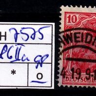 Los H7575: Deutsches Reich Mi. 86 IIa, gest. gepr