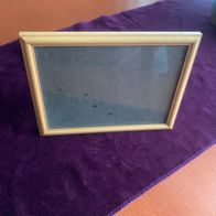 braun farbender Bilderrahmen, Fotorahmen, Standrahmen, 10 x 15 cm