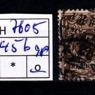 Los H7605: Deutsches Reich Mi. 45 b, gest. gepr