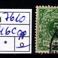 Los H7610: Deutsches Reich Mi. 46 c, gest. gepr