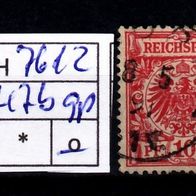 Los H7612: Deutsches Reich Mi. 47 b, gest. gepr