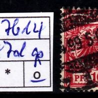 Los H7614: Deutsches Reich Mi. 47 d, gest. gepr