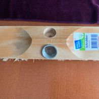 Scheuerbürste, Schrubberbürste, Holz mit Gewinde, 22 cm