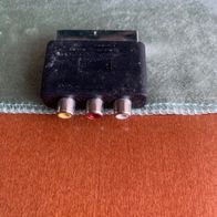 Scart Stecker auf 3 RCA Buchsen A/V Audio Video Adapter, Converter