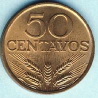 Portugal 50 Centavos 1978 Top