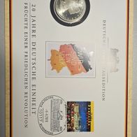 10 Euro Silber 2010 Numisbrief - 20 Jahre Deutsche Einheit