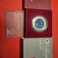 Münze Österreich 25 Euro Silber/ Niob 2015 original verpackt Kosmologie