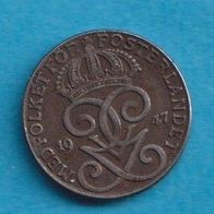 Schweden 2 Öre 1947