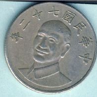 Taiwan 10 Yuan 1983