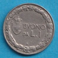 Italien 1 Lire 1924
