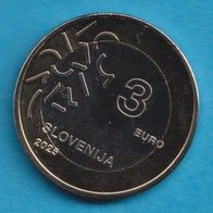 Slowenien 2025 3 Euro Nova Gorica - Kulturhauptstadt Europas 2025