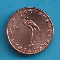 Slowenien 1 Cent 2020 bankfrisch