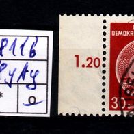 Los H8116: DDR Dienst Mi. 38y AY, gest