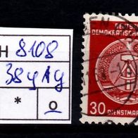 Los H8108: DDR Dienst Mi. 38y AY, gest
