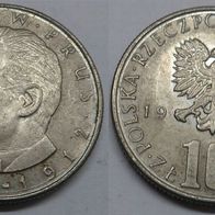 Polen 10 Zlotych 1975 (Boleslaw Prus) ## Kof1