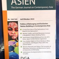 Asien - The German Journal on Contemporary Asia Nr. 164/165 - Sachbuch -sehr gut