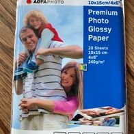 14 Blatt Fotopapier, Premium Photo Glossy Paper, Fotocards 10 x 15 cm 240g/m