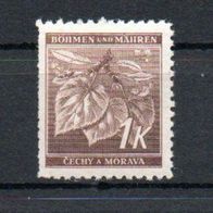 Böhmen und Mähren,1941, Mi.-Nr. 67, ( * ) Falz