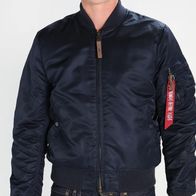 ALPHA Industries Jacke in Dunkelblau MA-1 VF 59 Bomberjacke, Fliegerjacke