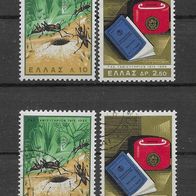 19) Griechenland 1965 Postsparkasse Mi. Nr. 893/94 postfrisch + gestempelt