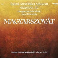 Hungarian Folk Music From Romania LP Ungarn