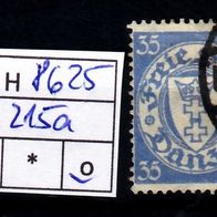 Los H8625: Danzig Mi. 215 a, gest