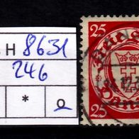 Los H8631: Danzig Mi. 246, gest