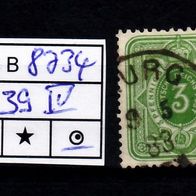 Los B8734: Deutsches Reich Mi. 39 IV, gest