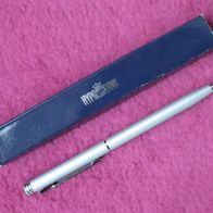 NEU eleganter Kugelschreiber Logo HYPO-BANK Metall Hypo Krone Sammler Werbe Kuli