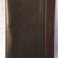 Brieftasche Ausweis Euti 6 Steckfächer 2 große Fächer schwarz braun