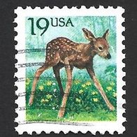 USA Sondermarke " Weißwedelhirsch " Michelnr. 2122 o