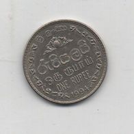 Münze Sri Lanka 1 Rupee 1994
