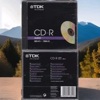 TDK CD-R 80 for Audio CD 1 Stück Neu + OVP !