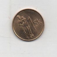 Münze Slowakei 1Krone 2002
