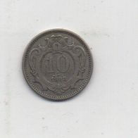 Münze Österreich 10 Heller. 1893