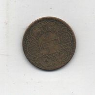 Münze Spanien 1 Peseta 1944