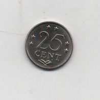 Münze Niederländisch Antillen 25 Cent 1979