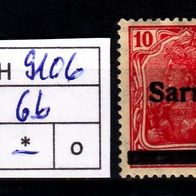 Los H9106: Saargebiet Mi. 6 b *