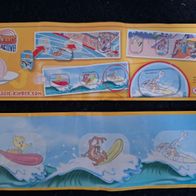 Ü - Ei Beipackzettel Looney Tunes Active ! ohne Wackelbilder/ UN078