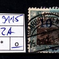 Los H9115: Saargebiet Mi. 72 A, gest