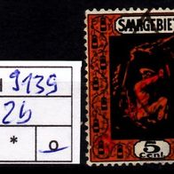 Los H9139: Saargebiet Dienst Mi. 2 b, gest