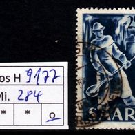 Los H9177: Saarland Mi. 284, gest