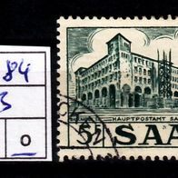 Los H9184: Saarland Mi. 323, gest