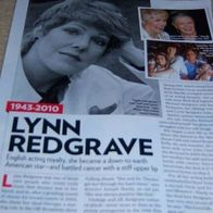 Lynn Redgrave Vanessa Article US Full Pages Sammlung Article Clippings Bericht