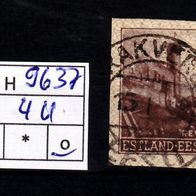Los H9637: Estland Mi. 4 U, gest