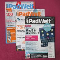 Zeitschrift iPadWelt 3 Hefte: 5/2013 + 6/2013 + 1/2014 Tipps und Apps fürs iPad