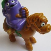 Aufziehfigur Grimace McDonalds auf Pferd Funktion geprüft