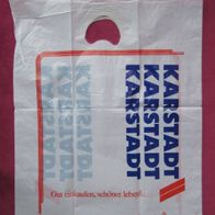 Plastik Tüte Einkaufs Karstadt 40 x 47 cm Trage Tasche Sammler Plastetüte