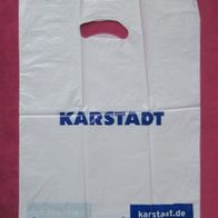Plastik Tüte Einkaufs Karstadt 32 x 41 cm Trage Tasche Sammler Plastetüte